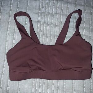 Vuori stride bra in chestnut purple
